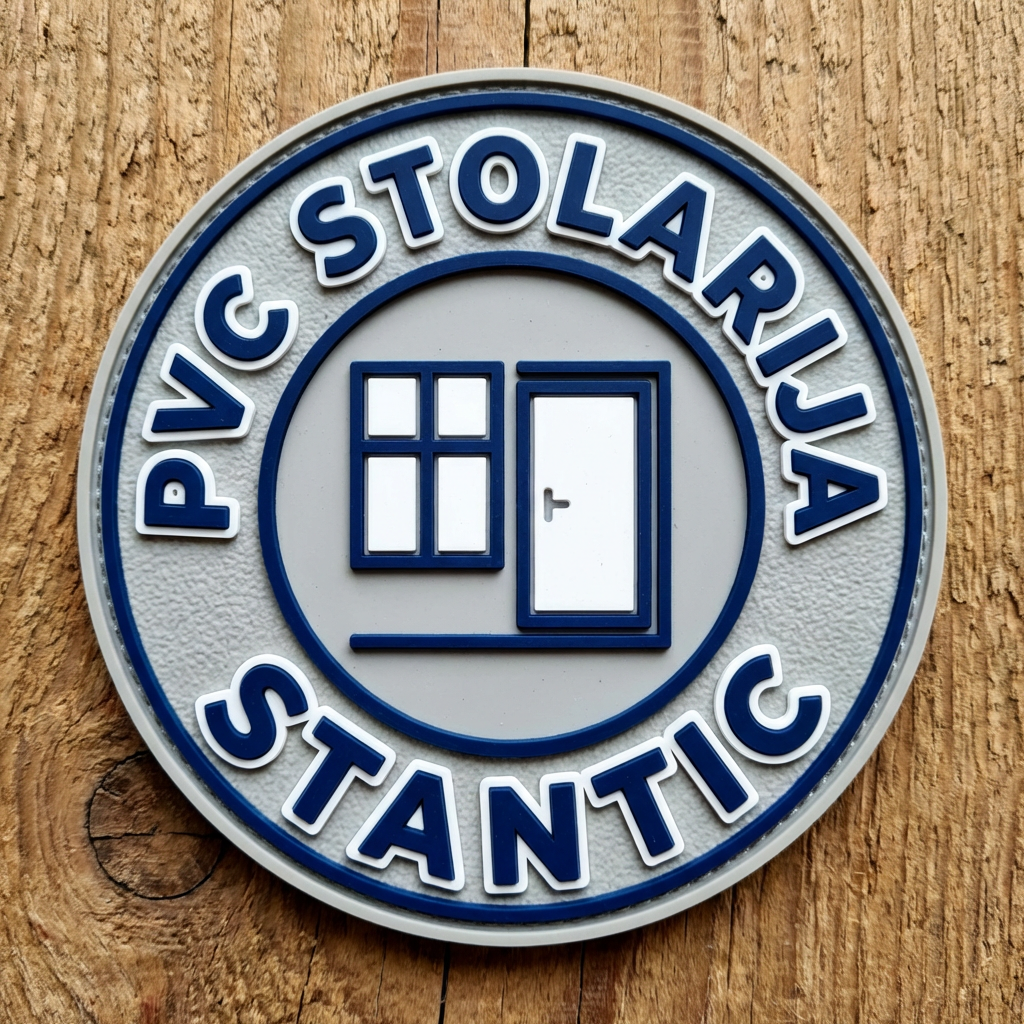 PVC Stolarija Stantic logo with window and door icon.